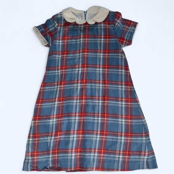 bella bliss Blue and Red Plaid Nightgown - Picture 1 of 5